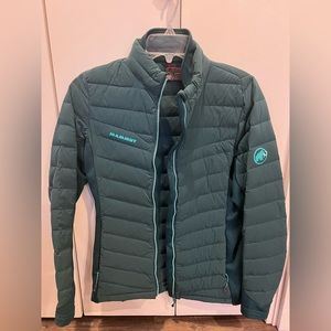 Teal mammut down jacket